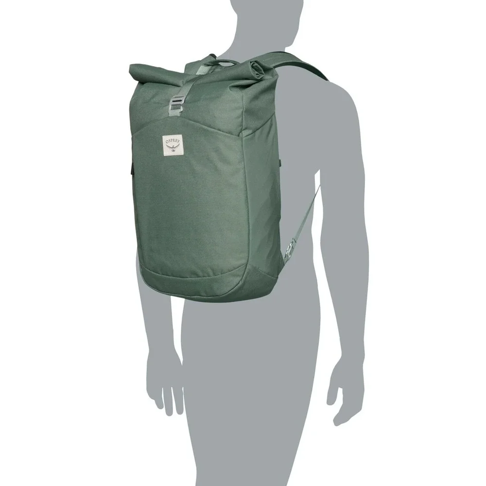 Osprey‎ Arcane Roll Top Commuter Bag – 22L Laptop Backpack in Pine Leaf Green